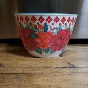 Pioneer Woman Floral Holiday Melamine Bowl